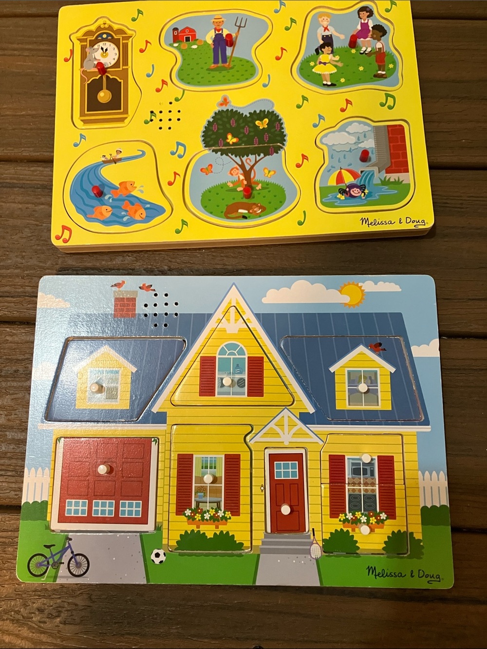 Melissa and Doug musical puzzle sets